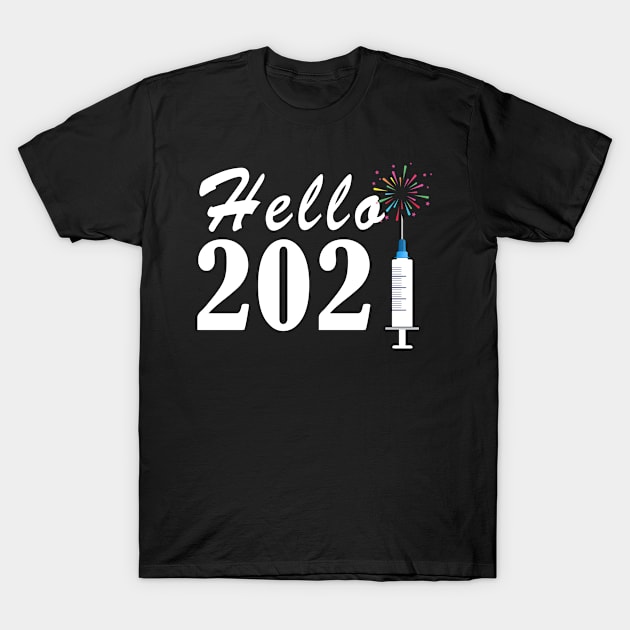 Hello 2021 T-Shirt by BuzzTeeStore